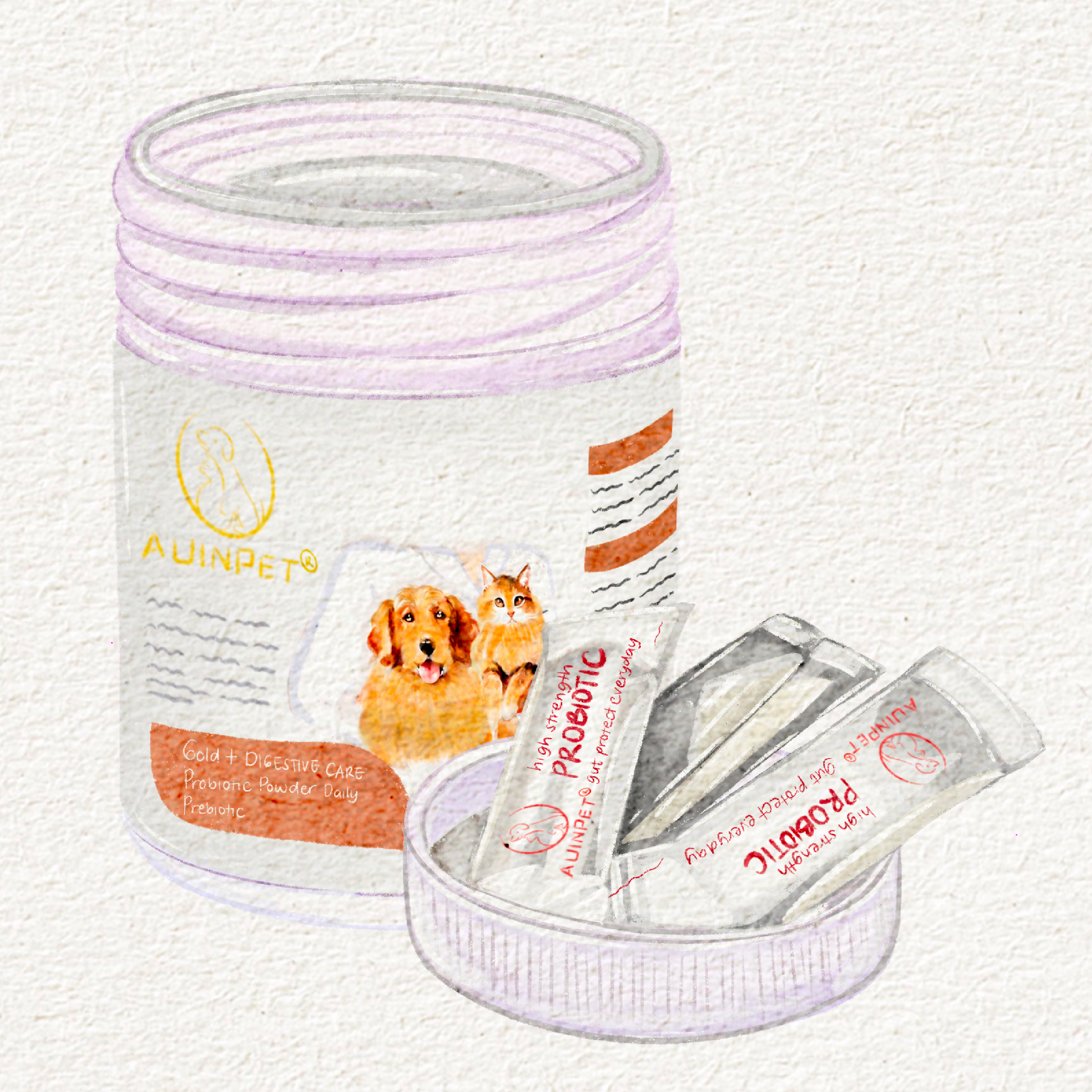 PROBIOTIC POWDER For Pets | AUINPET
