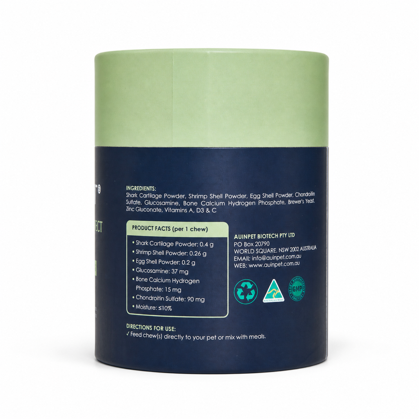 Bone + Joint Protect for Pets - Shark Cartilage Chews