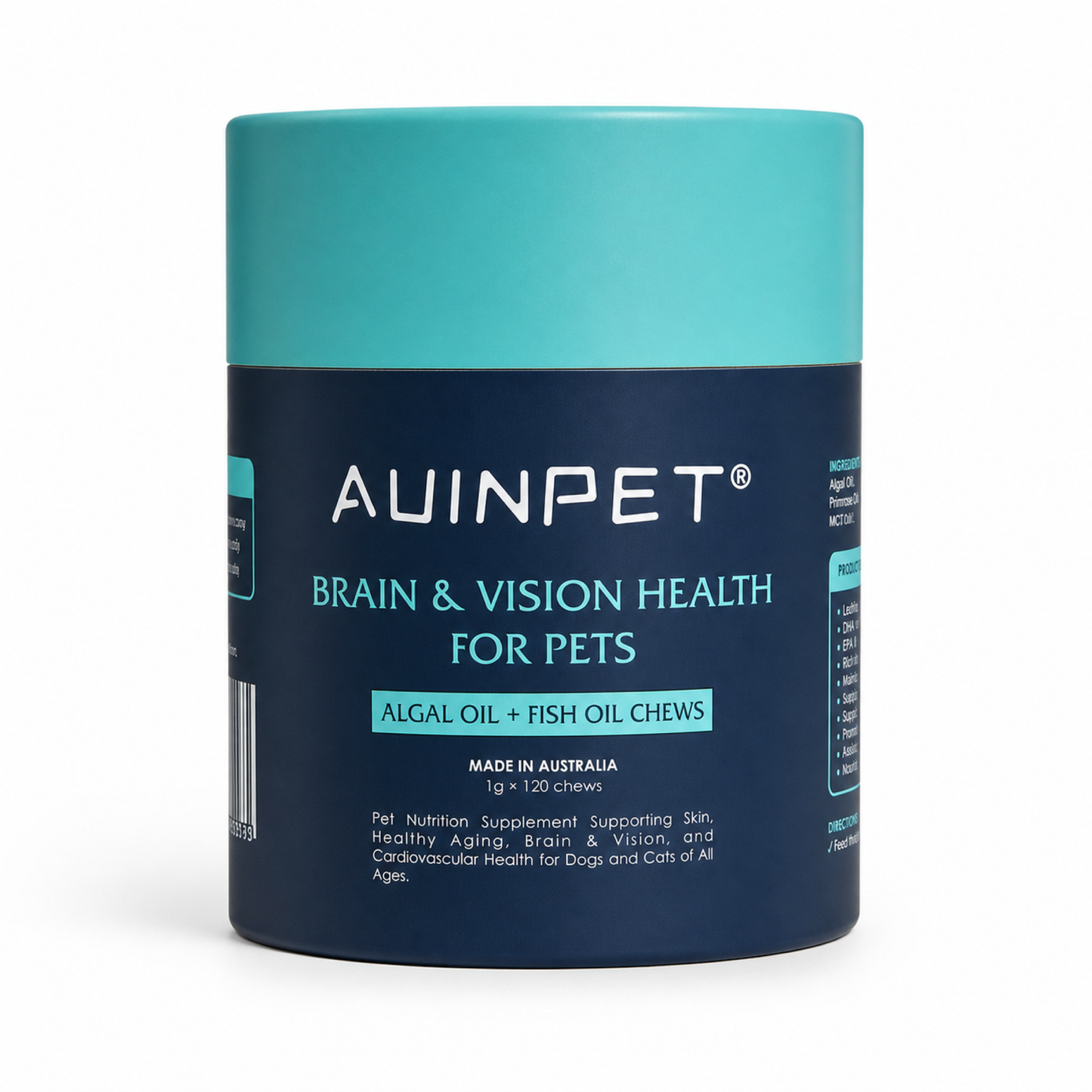 BRAIN & VISION HEALTH For Pets - Algal Oil + Fish Oil Chews