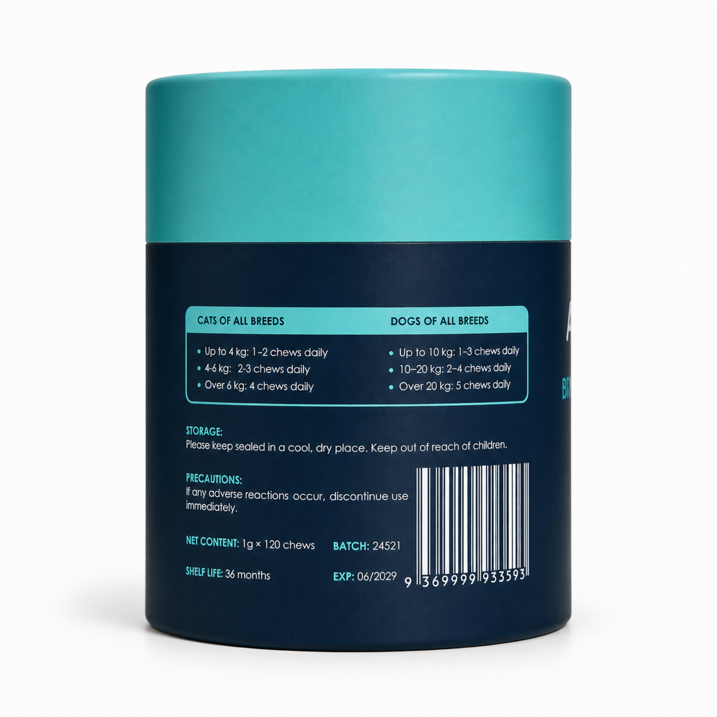 BRAIN & VISION HEALTH For Pets - Algal Oil + Fish Oil Chews