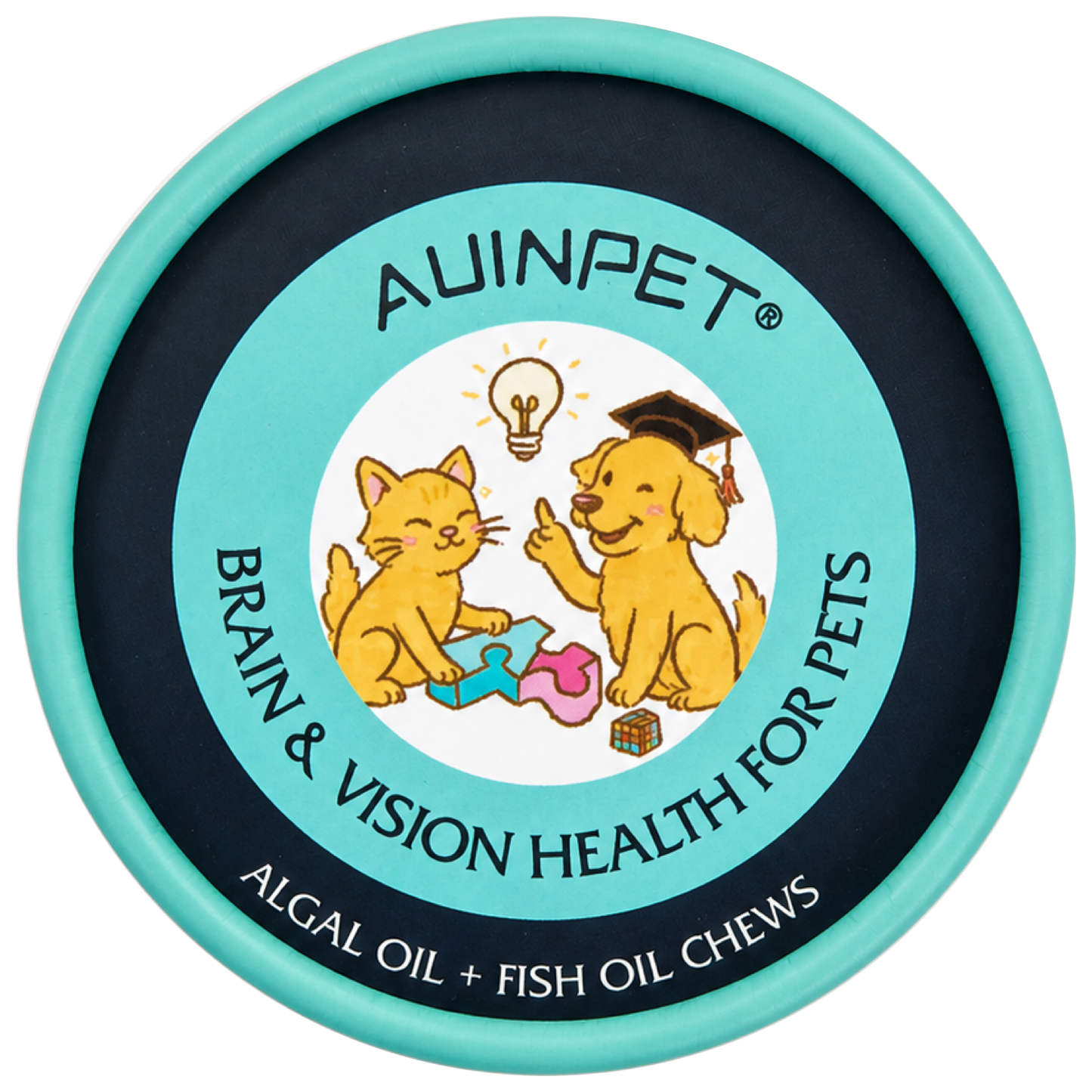 BRAIN & VISION HEALTH For Pets - Algal Oil + Fish Oil Chews