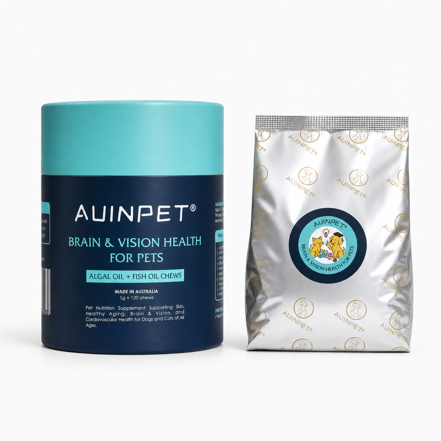 BRAIN & VISION HEALTH For Pets - Algal Oil + Fish Oil Chews