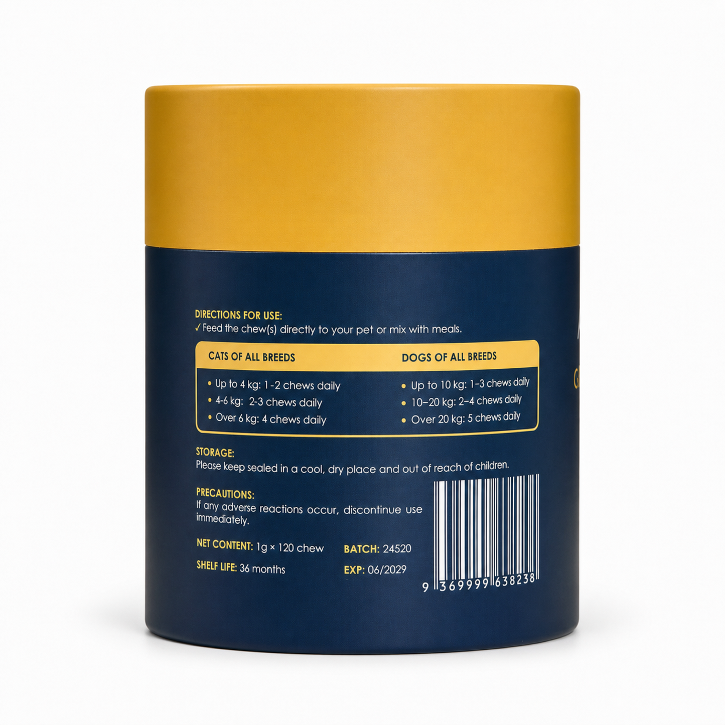 GOLD + MULTI-VITAMINS for Pets - Complete Care Chews