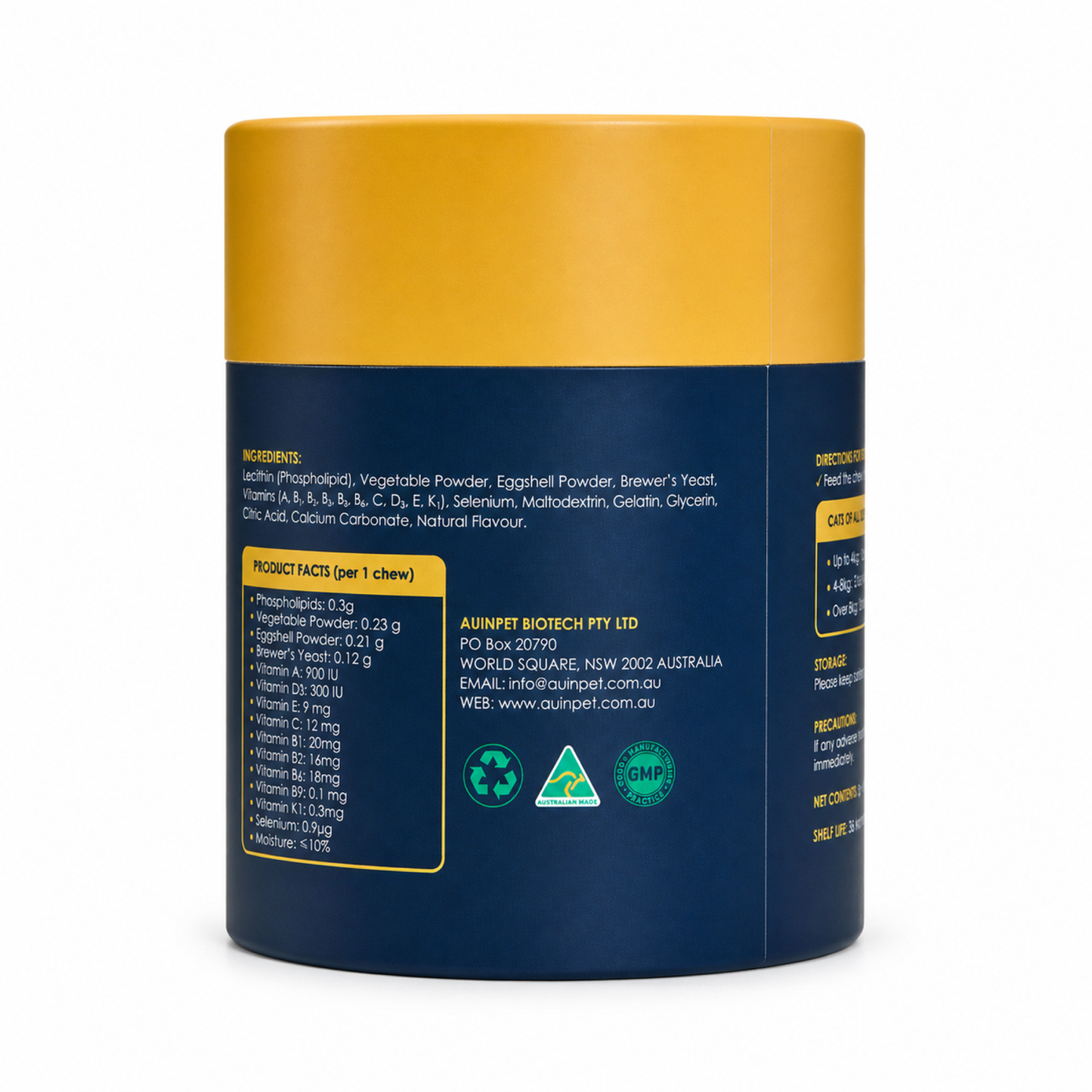 GOLD + MULTI-VITAMINS for Pets - Complete Care Chews