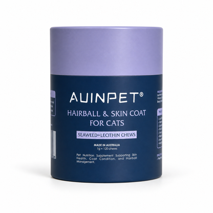 HAIRBALL & SKIN COAT For Cats - Seaweed + Lecithin Chews